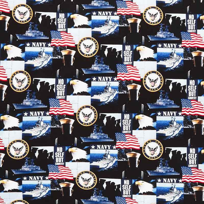 Military - Navy Allover Yardage