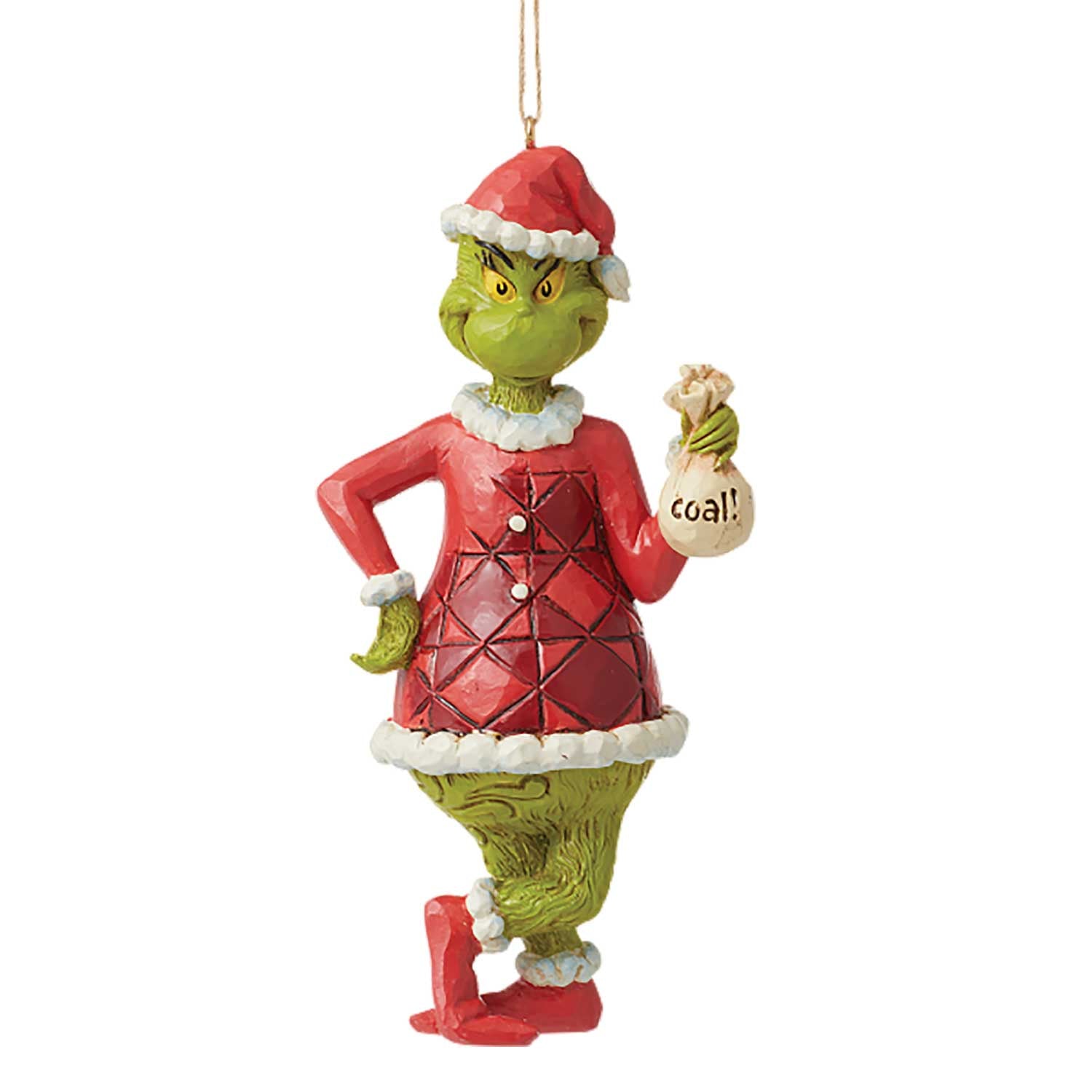 Grinch in Red Truck Ornament – Jim Shore