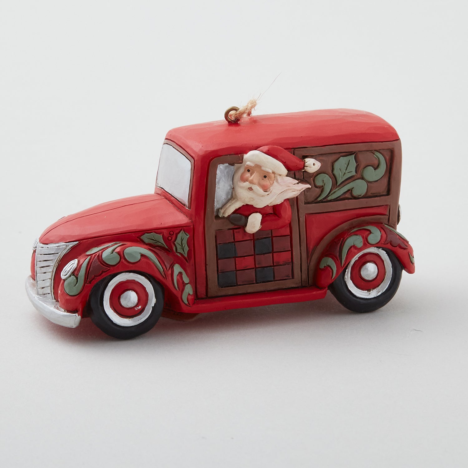 Jim Shore Dr. Seuss Grinch in Red Truck Ornament