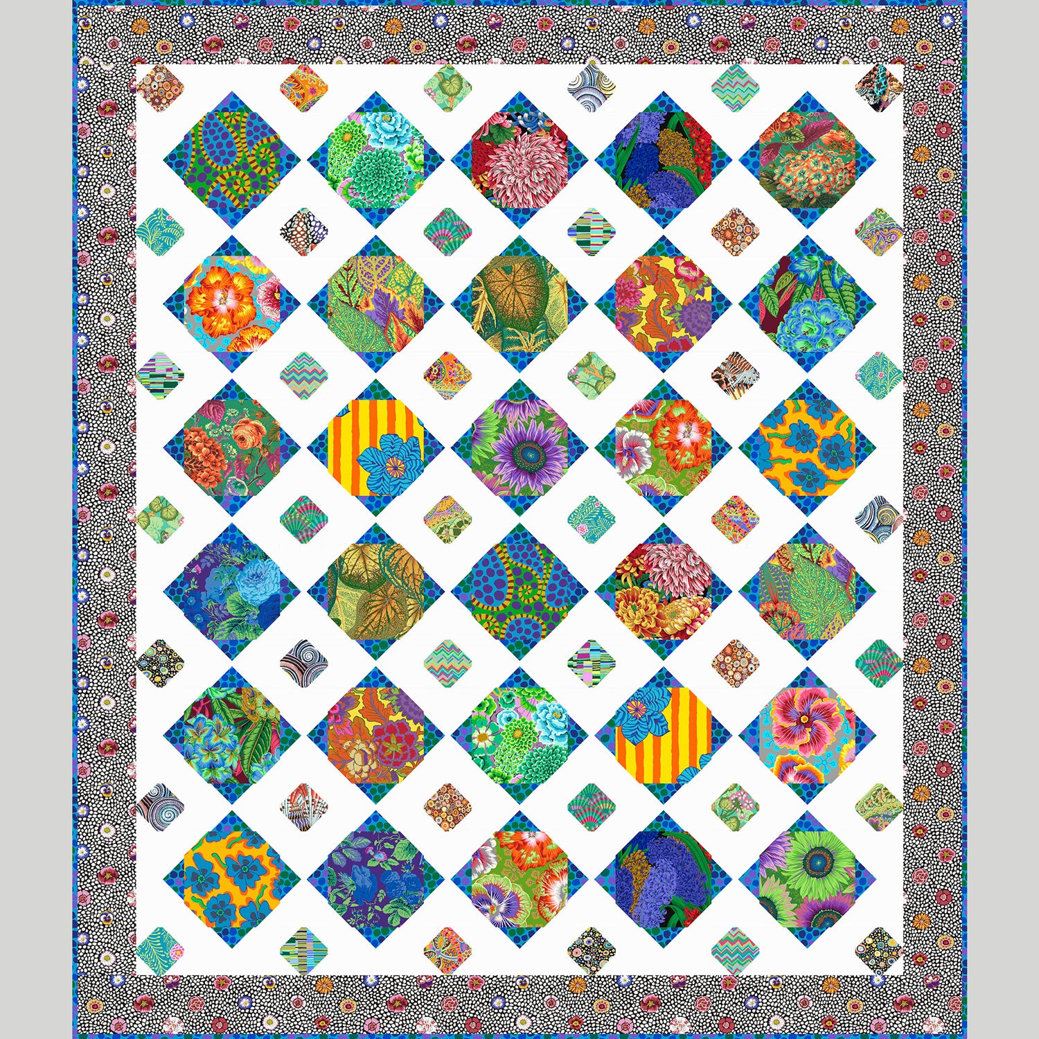 Shimmer Star Quilt - Kaffe Fassett - Quilts in Burano - pg.