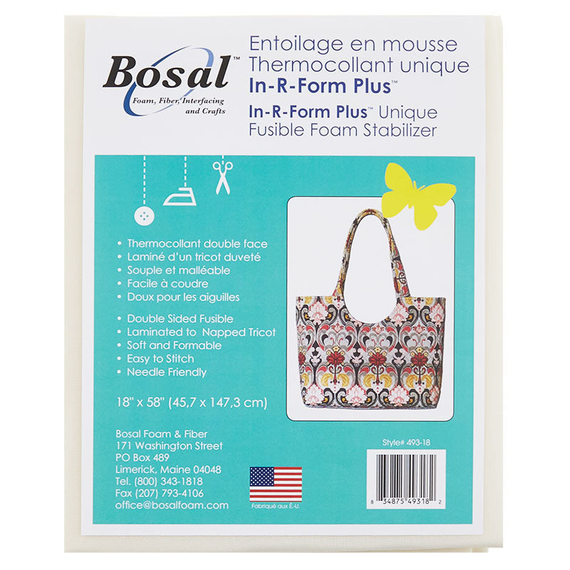 Bosal In-R-Form Plus Double-Sided Fusible Foam Stabilizer - 36 x 58