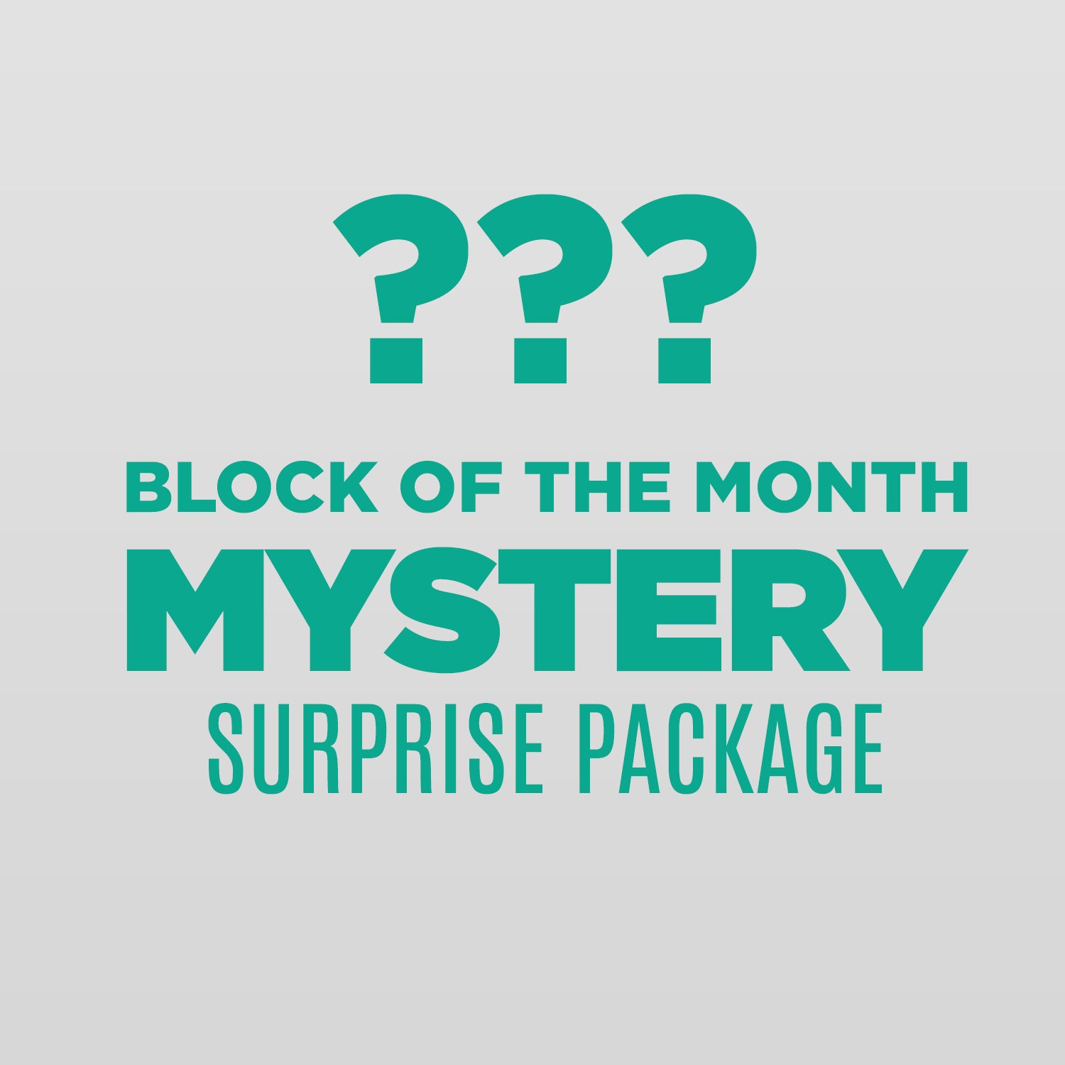 Mystery Block of the Month