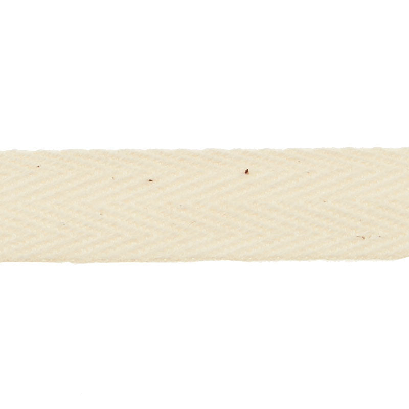 White Herringbone Pattern 1/2 inch Cotton Twill Tape – The Fabric