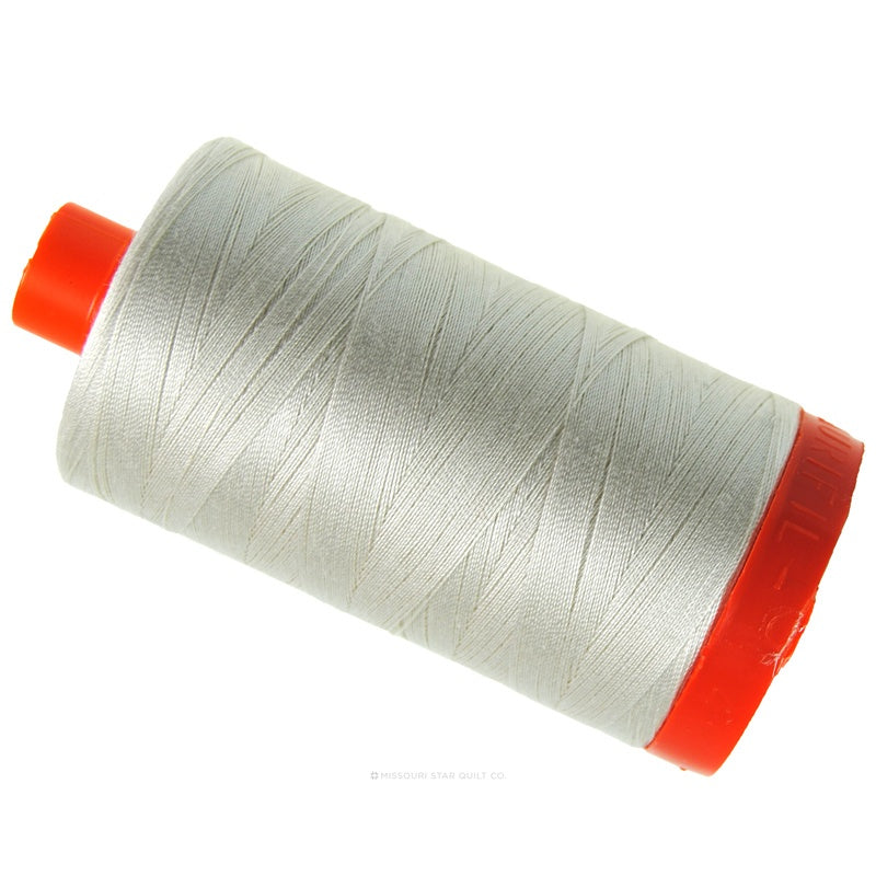 Aurifil 50 WT Cotton Mako Large Spool Thread Natural White