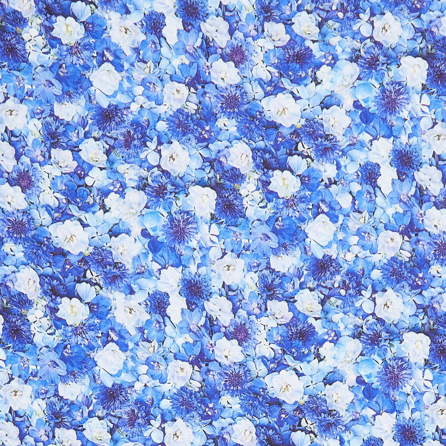 Hand Picked - Forget Me Not Delft Blue Pale Blue Yardage
