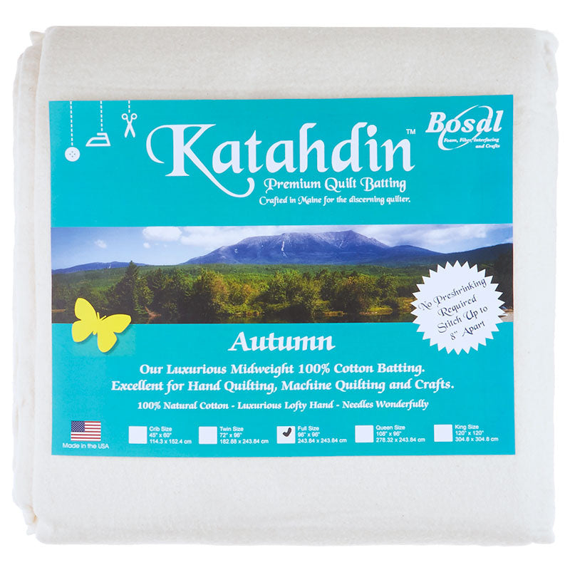 Bosal 3508-01 | Katahdin Cotton Premium Batting | 114.3x152.4cm