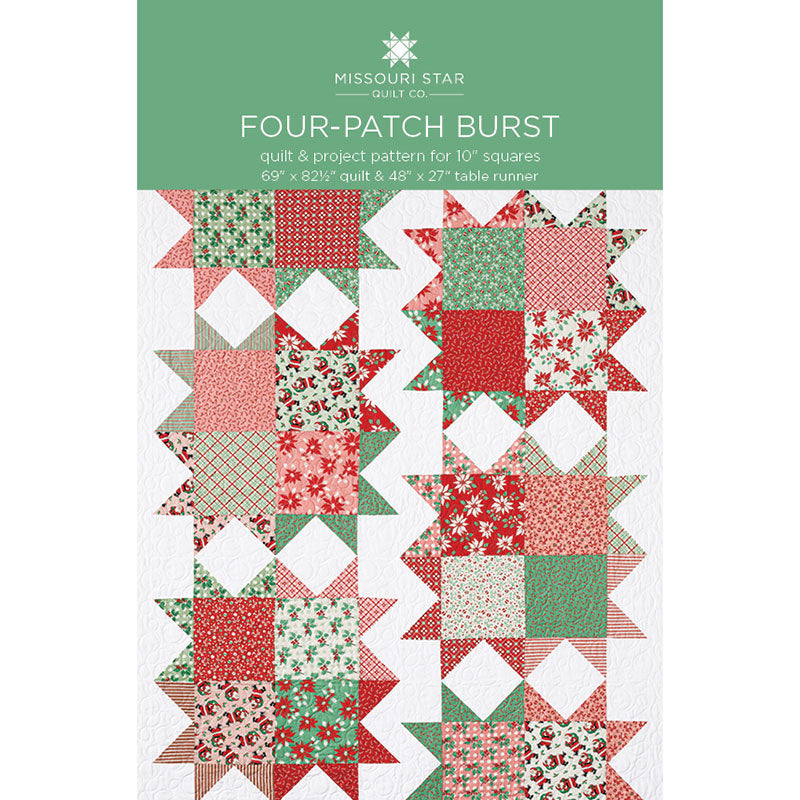 Four-Patch Burst Quilt Pattern by Missouri Star