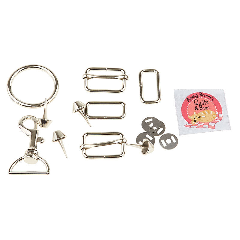 Ellipse Bag Pattern Hardware Kit - Nickel