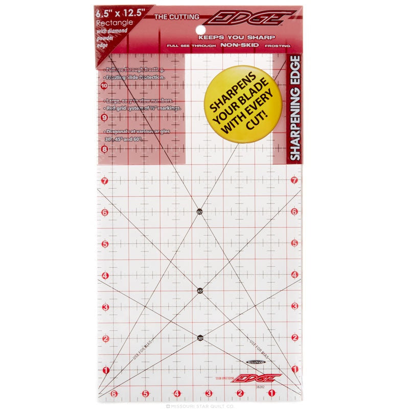 6.5 x 24.5 Frosted The Cutting EDGE Ruler - Sullivans USA