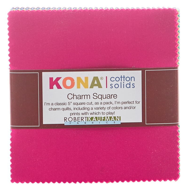 Robert Kaufman Kona Cotton 2.5 Half Rolls 24 Pcs Aurora