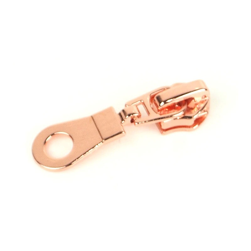 Sallie Tomato Zipper By The Yard #5 - Beige Tape / Rose Gold Pulls -  026404940605