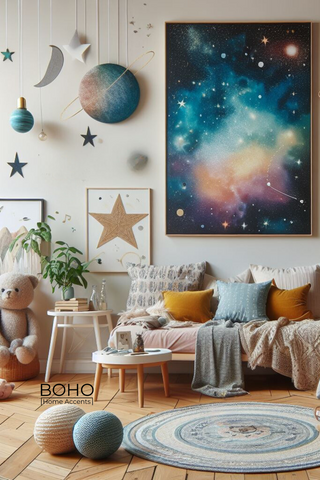 How do I make my room look like a galaxy?