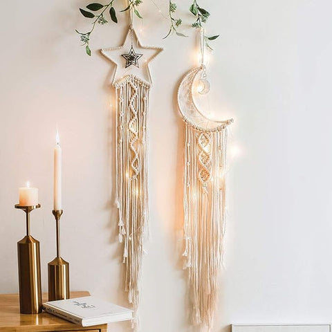Star Moon Dreamcatcher Pack of 2. How can I make my room unique?