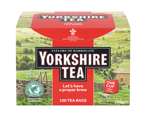 Yorkshire Tea Tagged and Enveloped Tea Bags (Pack of 200) - 1341