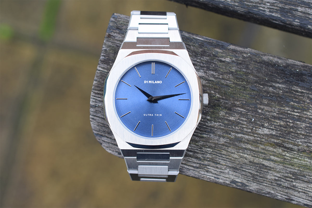 D1 MILANO Titanium Square Case Watch Review - 5MM THIN! 