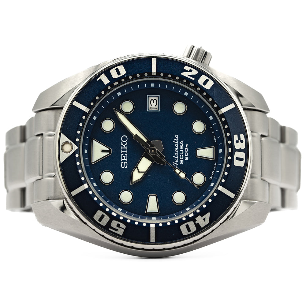 2015 Seiko Sumo Blue SBDC033 Pre-Prospex Dial Automatic – KibbleWatches