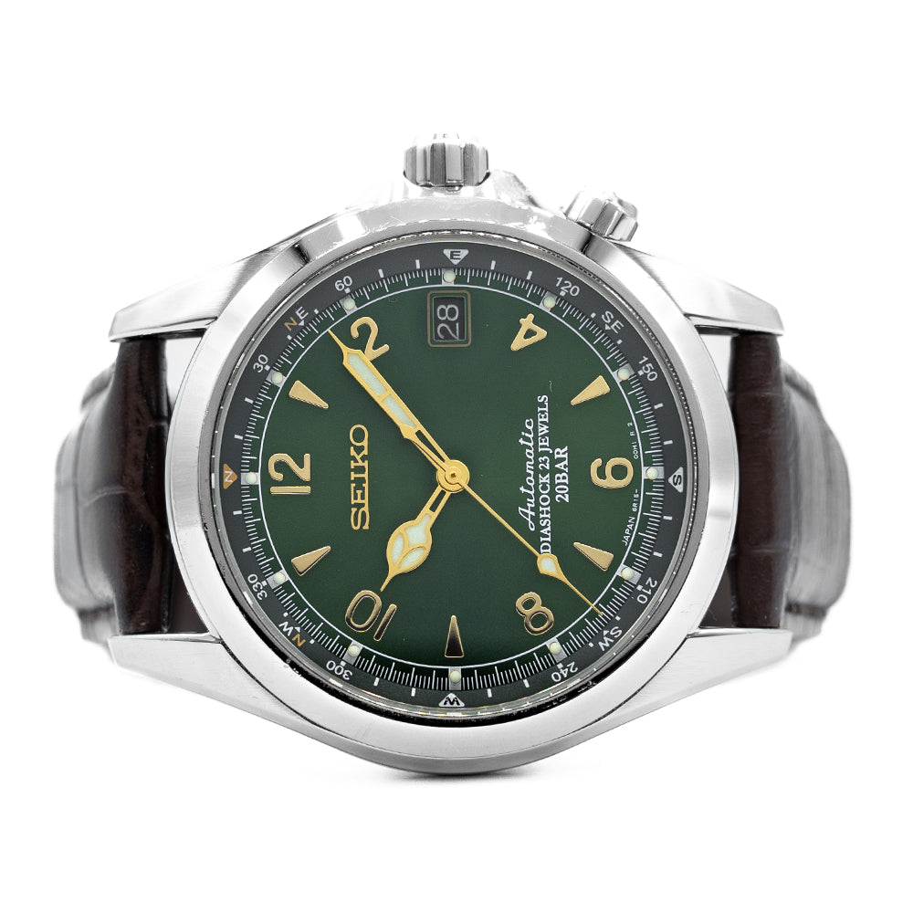 2007 Seiko Alpinist Green SARB017 on Strap 6R15-00E1 – KibbleWatches