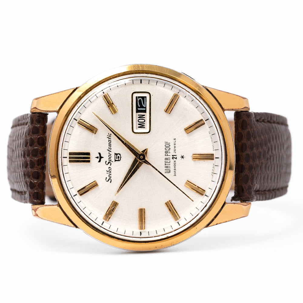 1966 Seiko Sportsmatic 5 418970 Gold Plated Box & Papers – KibbleWatches