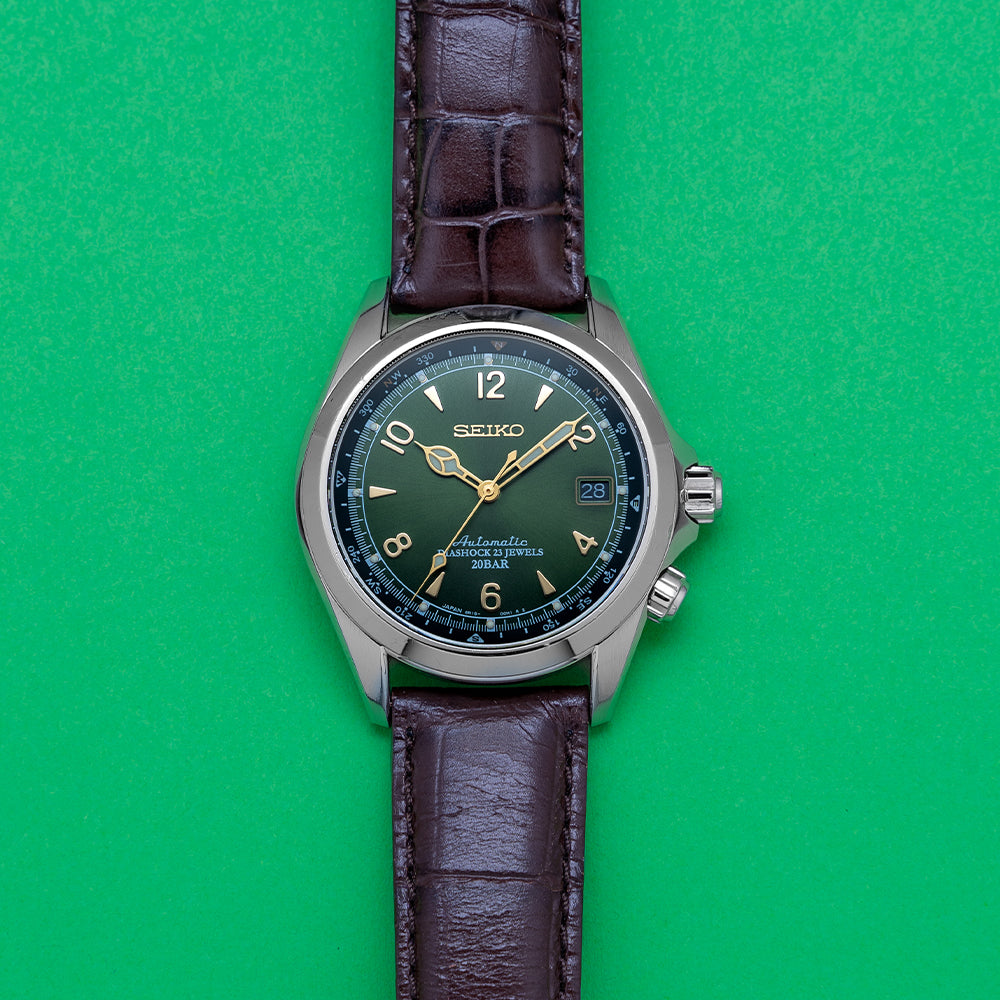 2007 Seiko Alpinist Green SARB017 on Strap 6R15-00E1 – KibbleWatches