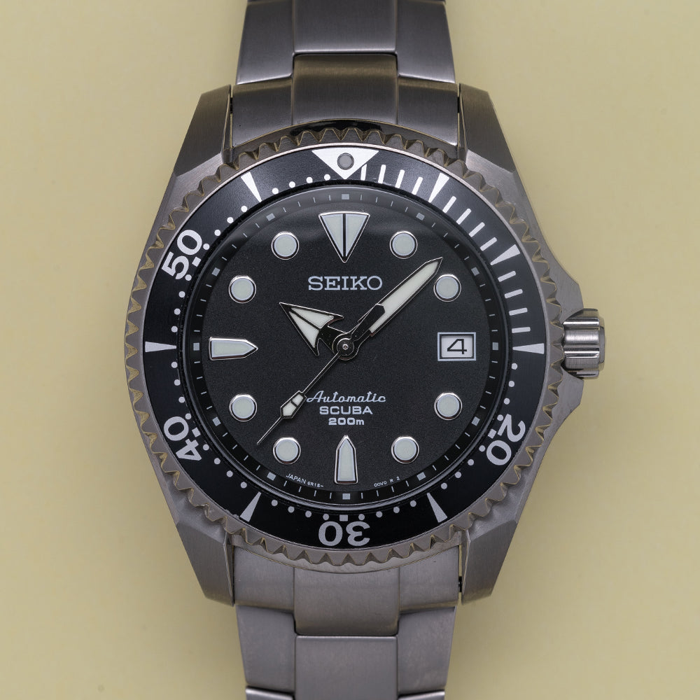 2011 Seiko Shogun Titanium SBDC007 on Bracelet 6R15-01D0 – KibbleWatches