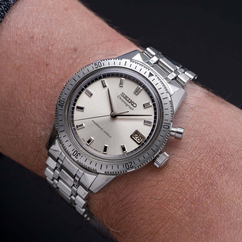 1964 Seiko Chronograph Monopusher Olympics on Bracelet – KibbleWatches