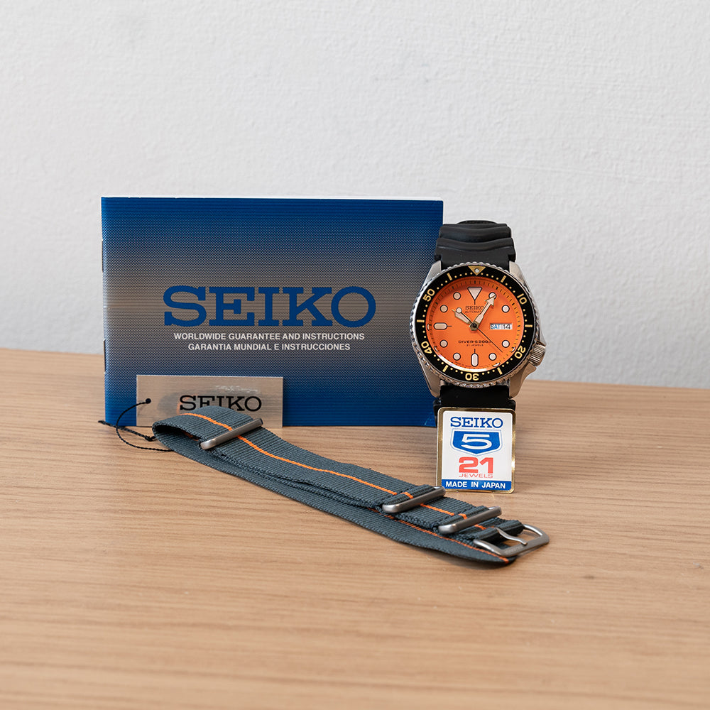 2018 Seiko Divers Automatic Orange SKX011J – KibbleWatches