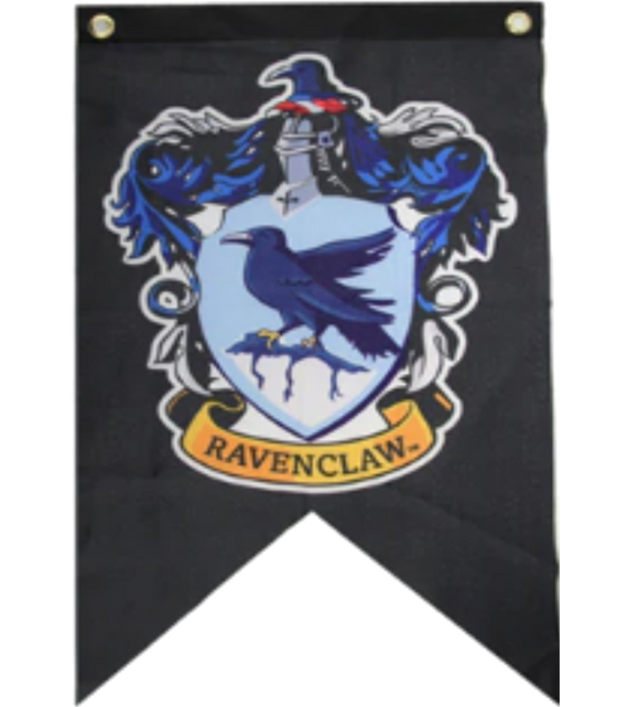Ravenclaw House Banner with Black Background: 50 x 30 inches – The Muggle  Hut