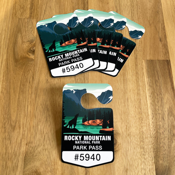 Custom Parking Passes Die Cut