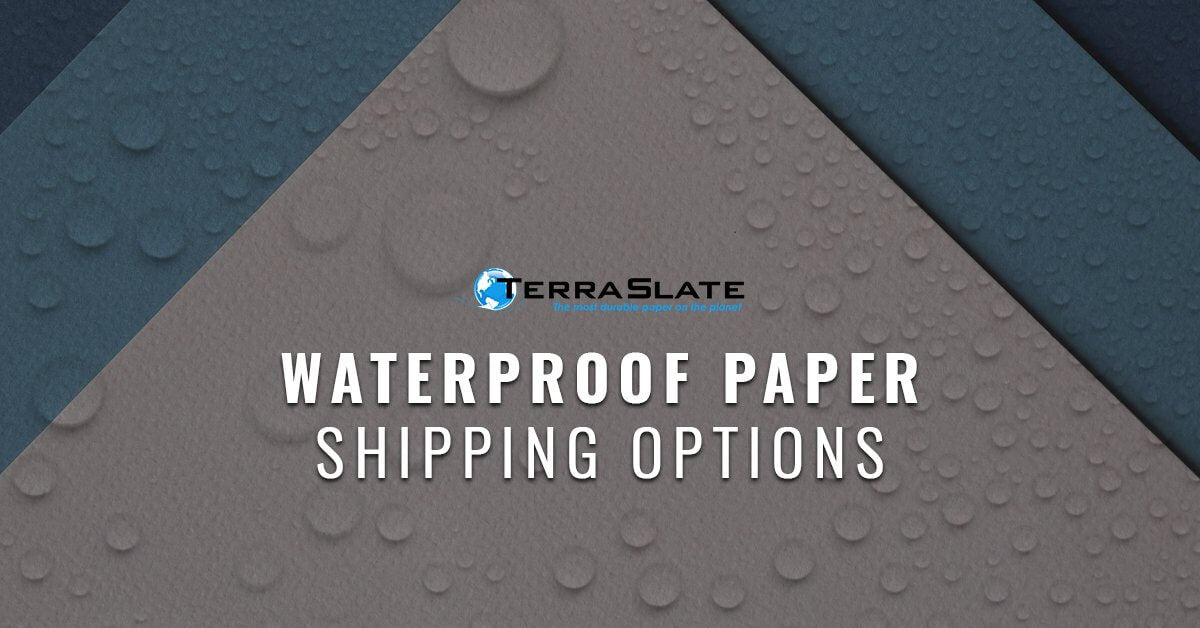 TerraSlate Waterproof Paper Now Comes in Colors!