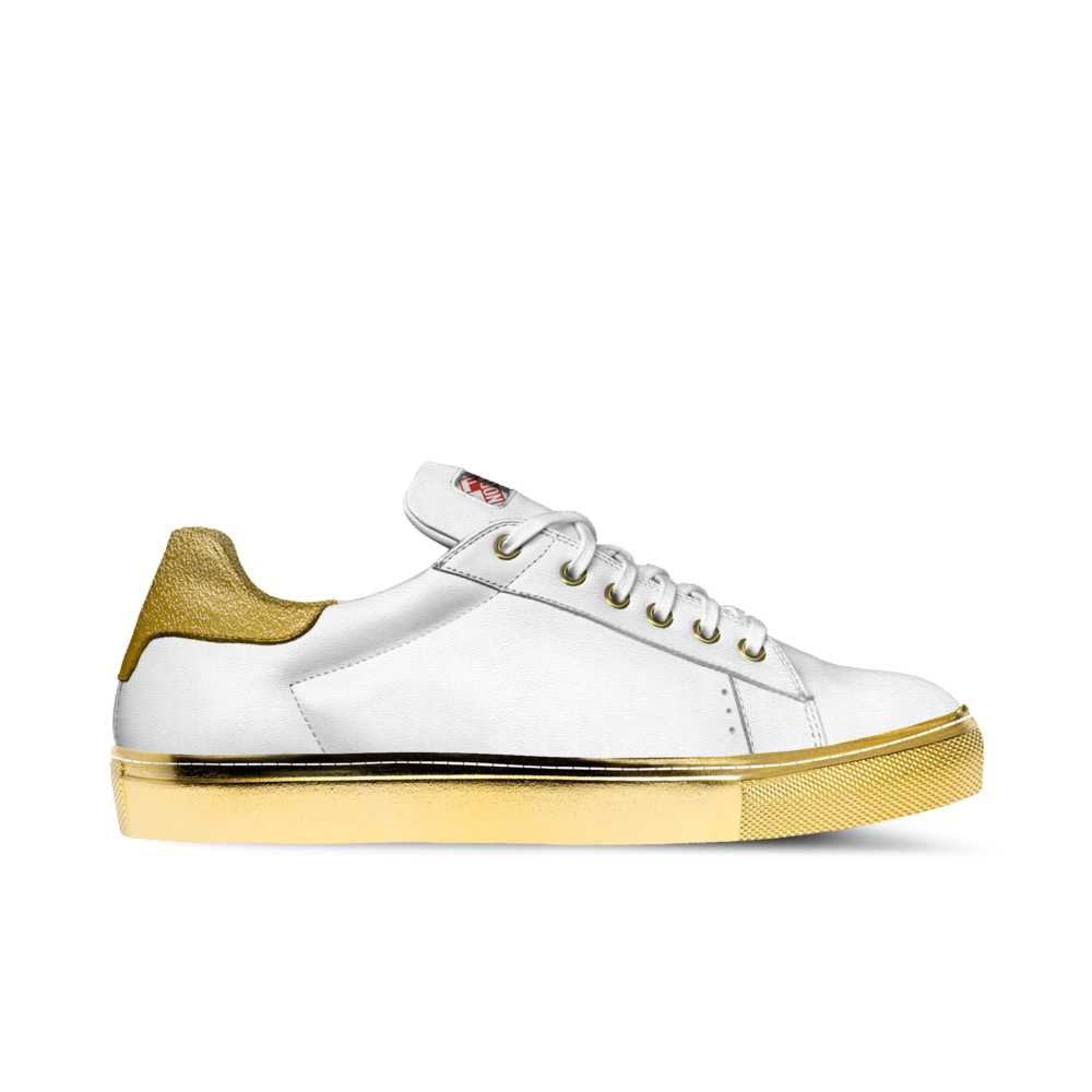 white and gold trainers mens