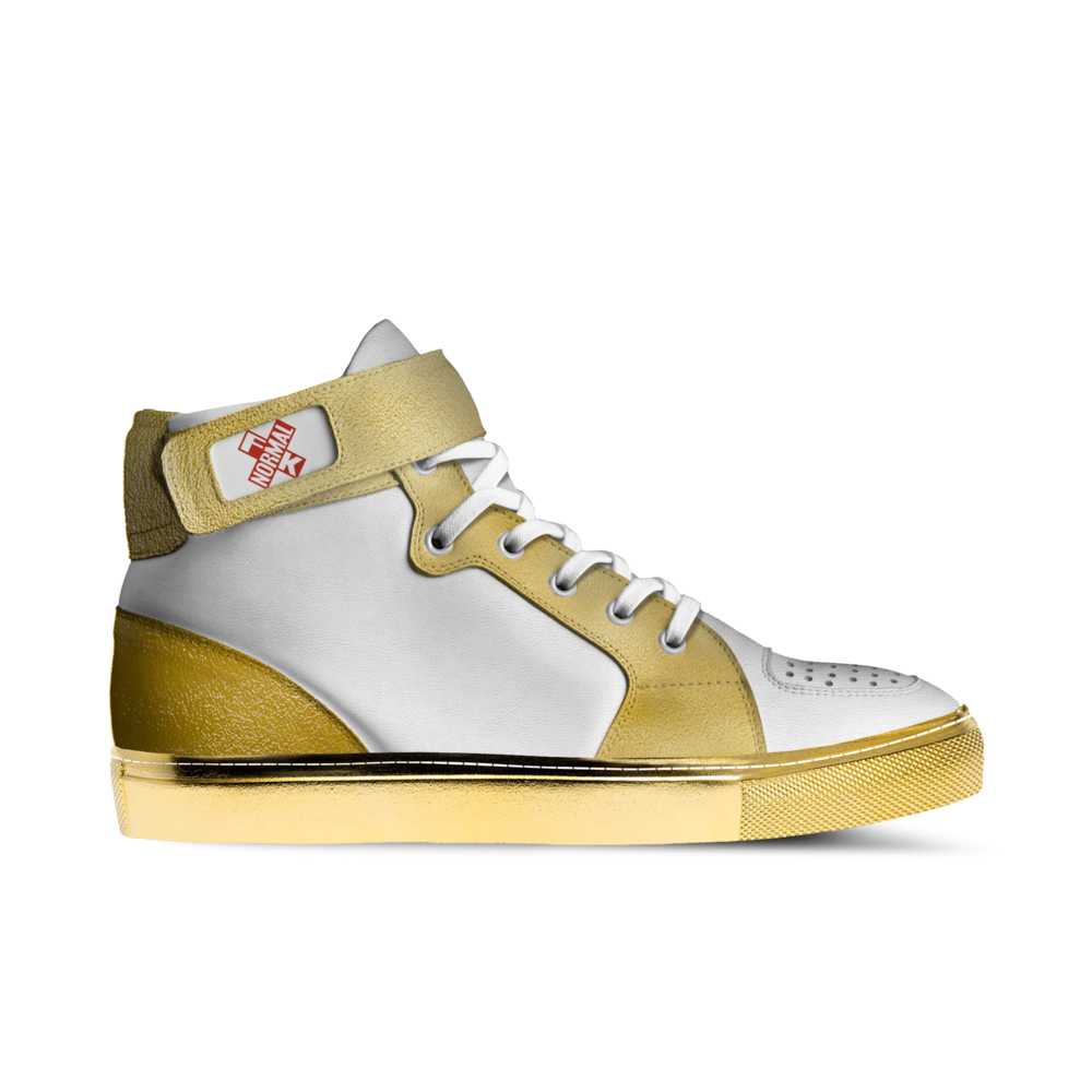 white and gold womens trainers