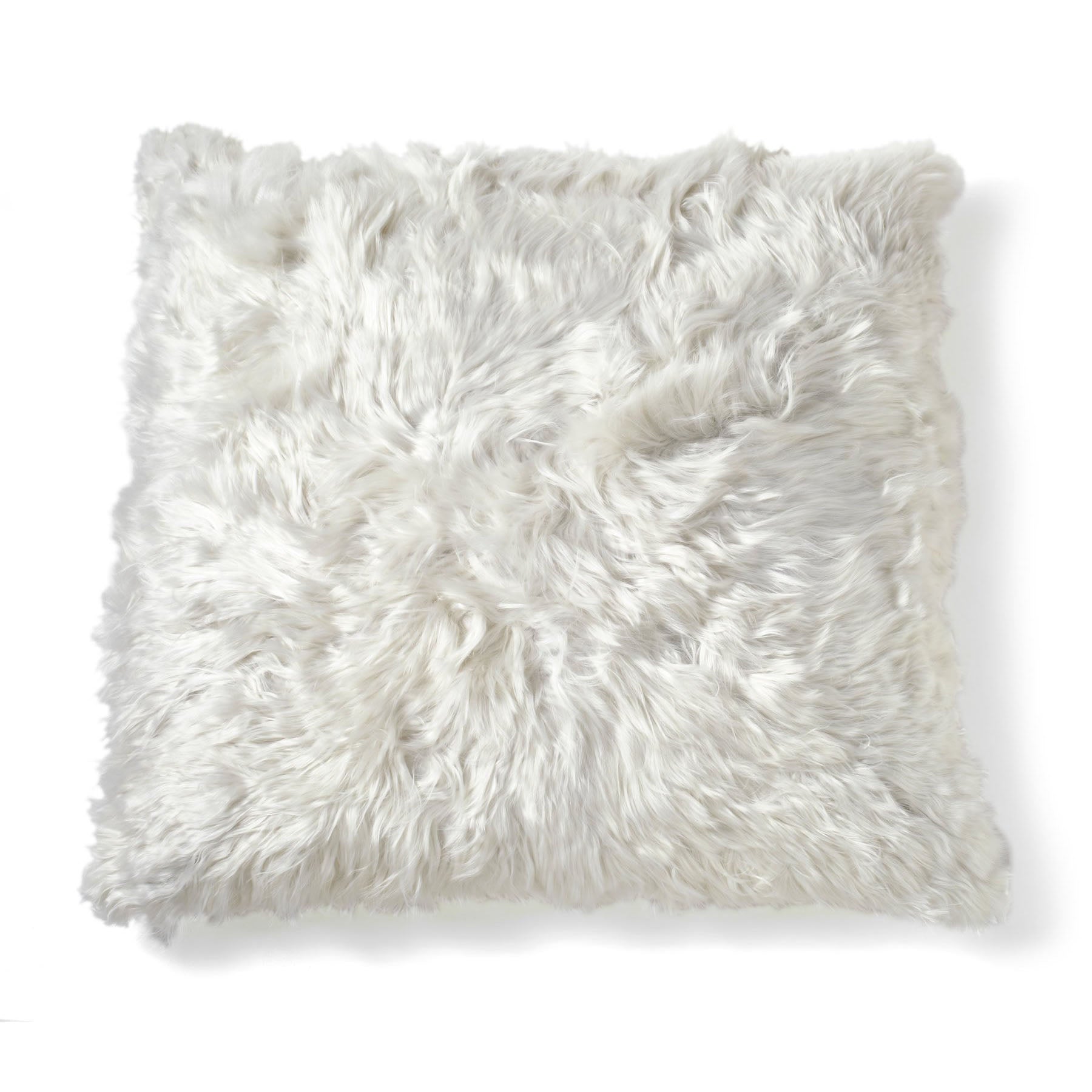 Alpaca Suri Cushion Square 50cm Microsuede Ivory