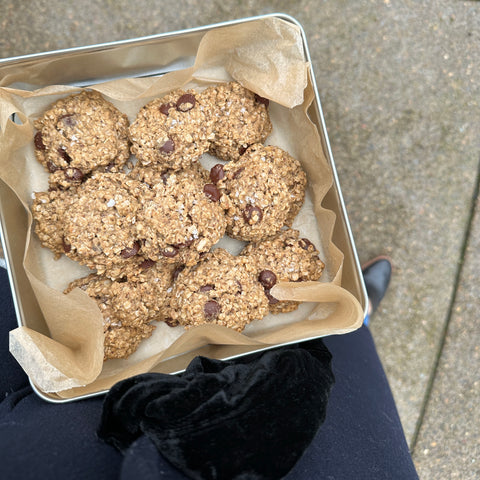 Postpartum lactation cookies