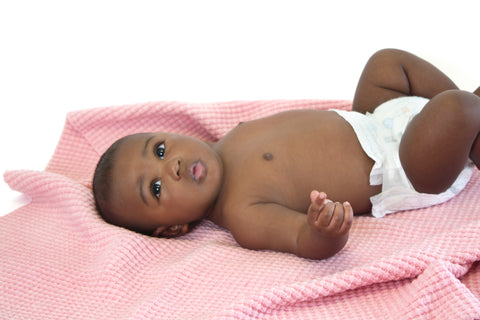 AU Baby organic, non-toxic baby blanket made in the USA.