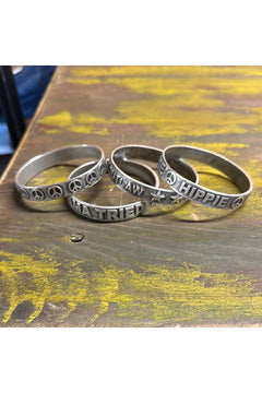 Metal Stamped Bangles