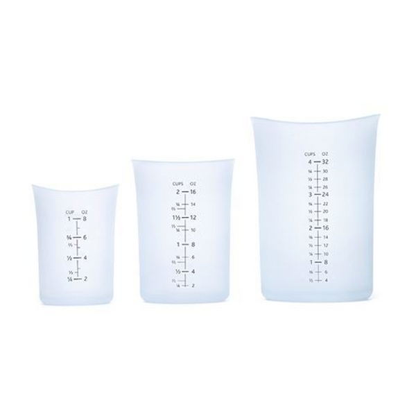 2-cup Silicone Measuring Cup - Flexible - 4 1/2 x 3 x 5 3/4 - 1