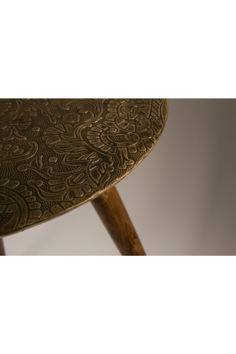 kom tot rust Skim Afrekenen Round Brass End Table | Dutchbone Bast | Dutch Furniture –  DUTCHFURNITURE.COM