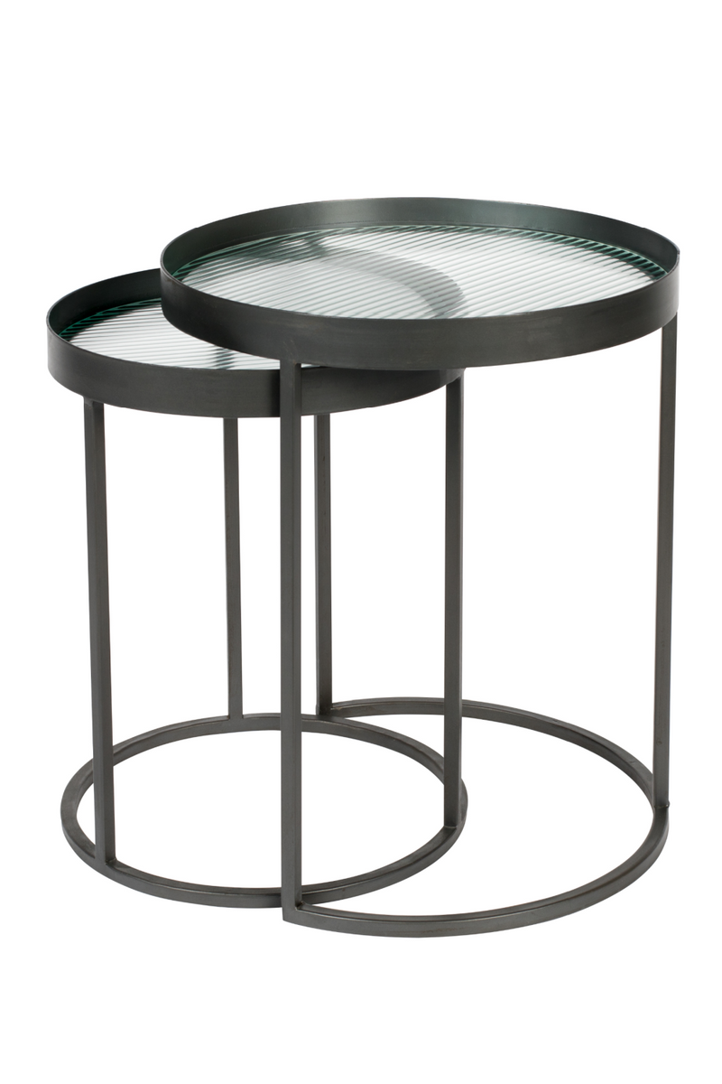 Glass Nesting Table Set | Dutchbone Boli | DutchFurniture.com
