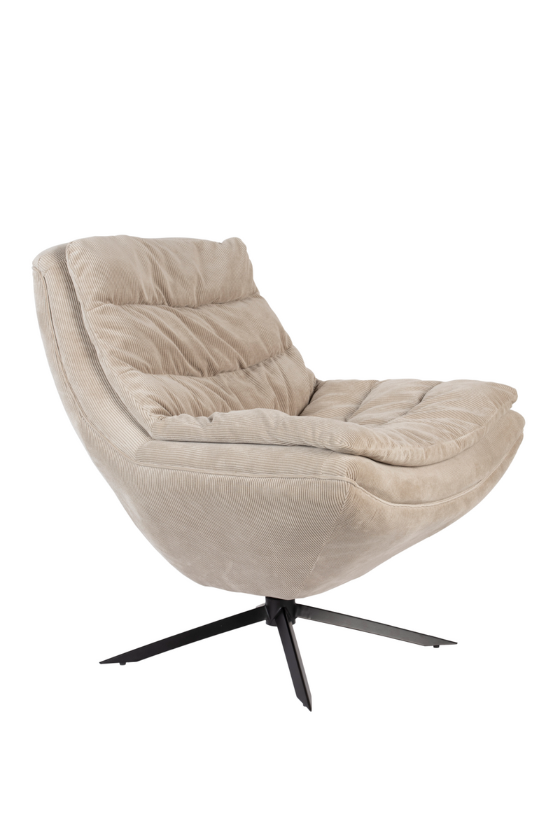 Luchtpost Middel Kenia Upholstered Swivel Lounge Chair | Dutchbone Vince | Dutch Furniture –  DUTCHFURNITURE.COM