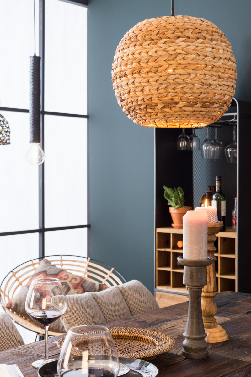 Anekdote Automatisch Peave Round Braided Hanging Light | Dutchbone | Dutch Furniture –  DUTCHFURNITURE.COM