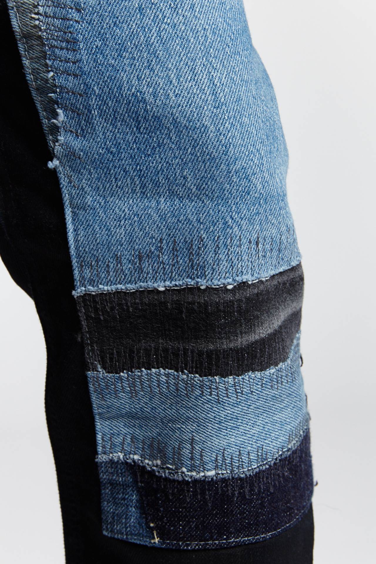 g star patchwork jeans