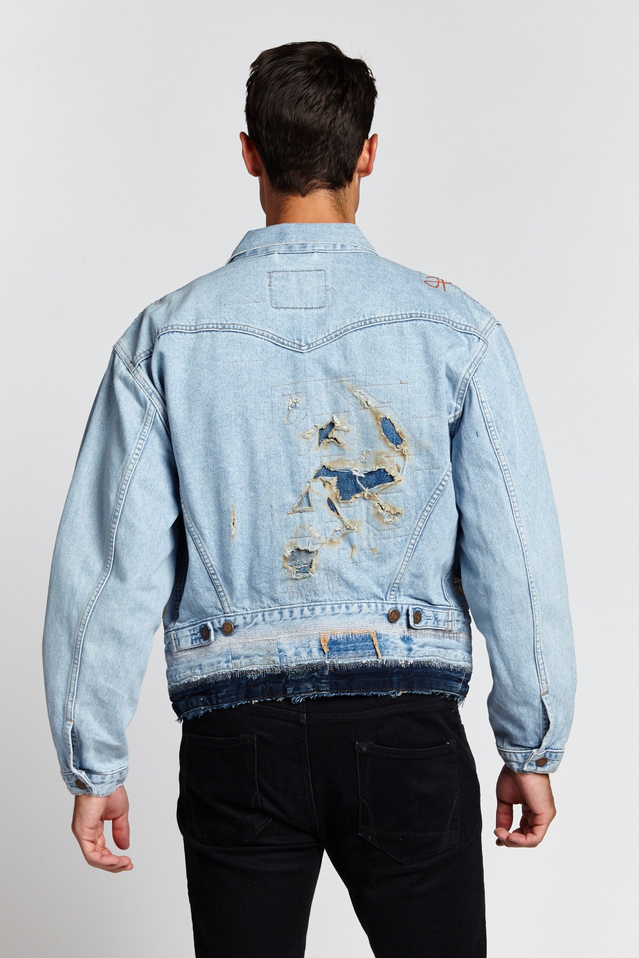 large denim jacket