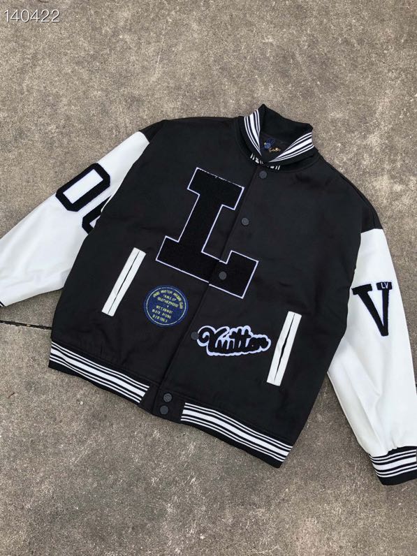 Varsity BlackAF Kenya Barris Louis Vuitton Jacket - Jackets Masters