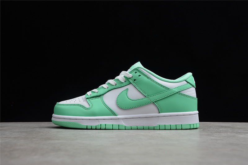 nike dunk low green glow womens