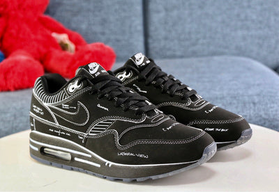 nike air max 1 sketch to shelf black