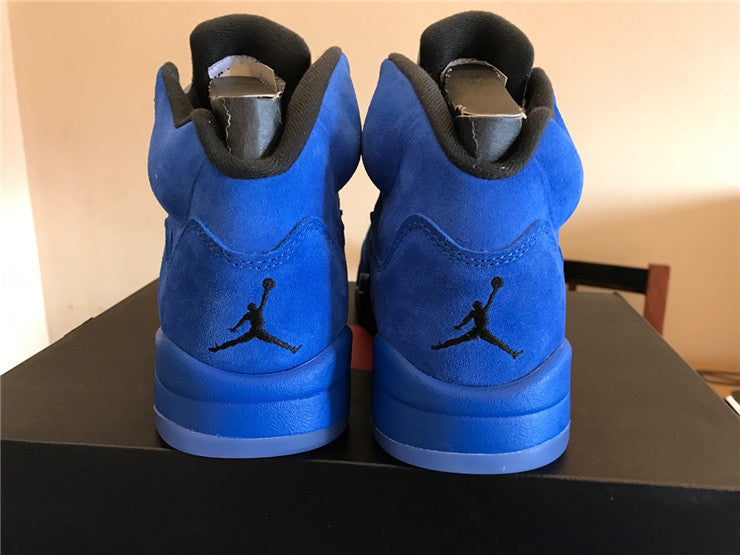 fake jordan 5 blue suede