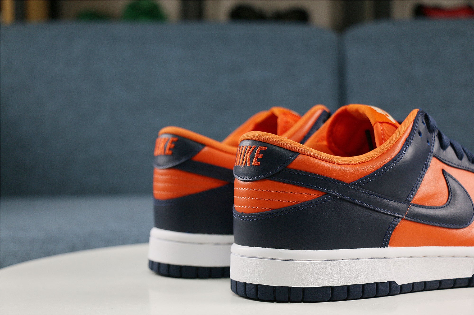 nike dunk low university orange marine