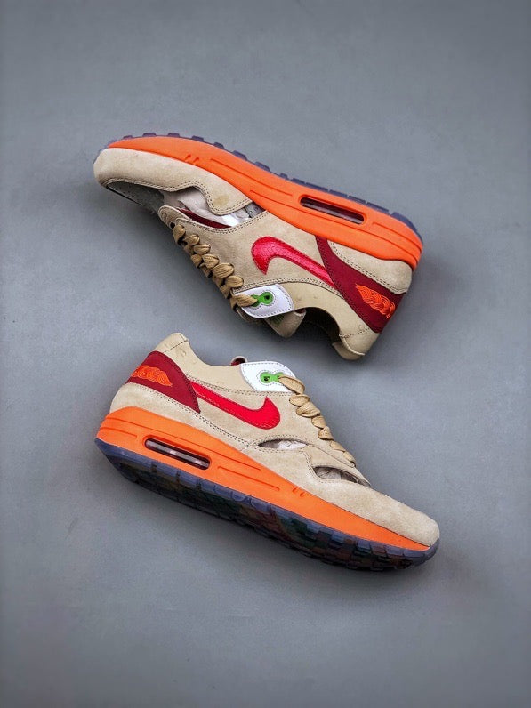 white orange nike air max