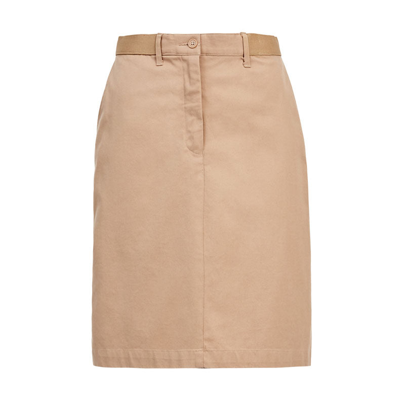 Ladies Mid Length Chino Skirt - Work Clobber Bunbury