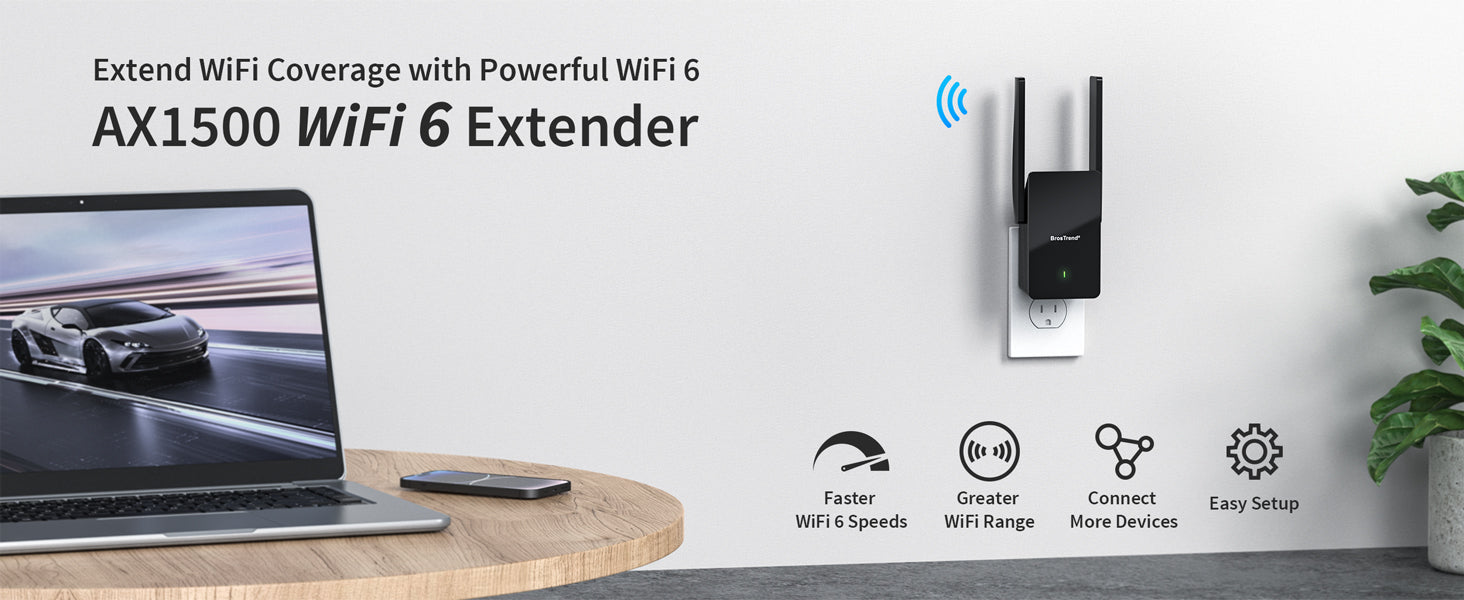 AX1500 WiFi 6 Extender